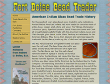 Tablet Screenshot of fortboisebeadtrader.com